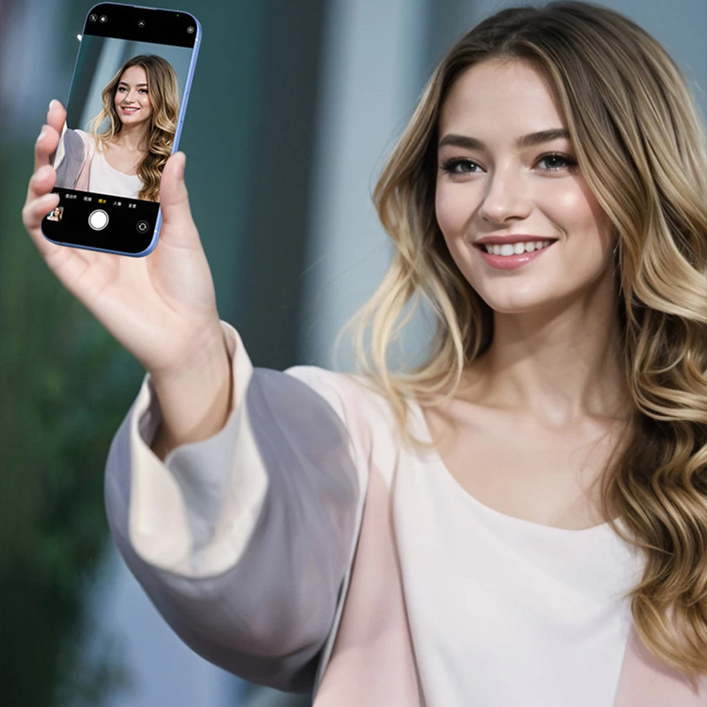 New Magnetic Phone Vlog Selfie Monitor Screen for Phone Rear Camera for Selfie Rear Camera Compatible With iPhone Android
